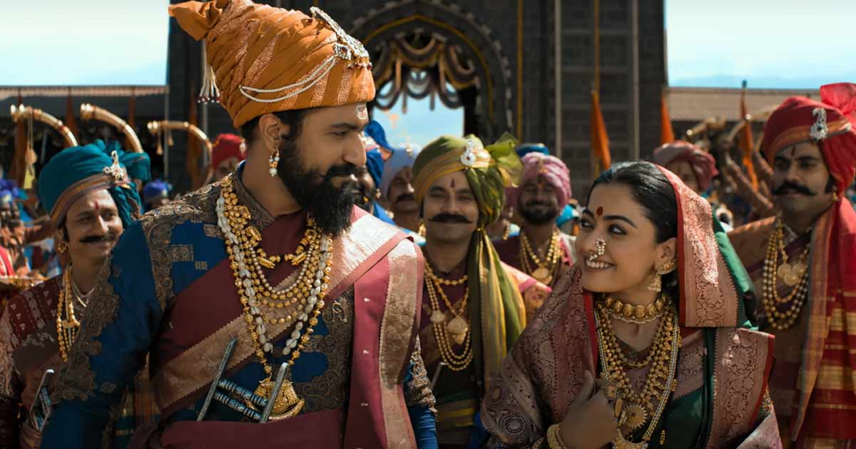 Rashmika Mandanna as Maharani Yesubai Bhonsale in Chhaava